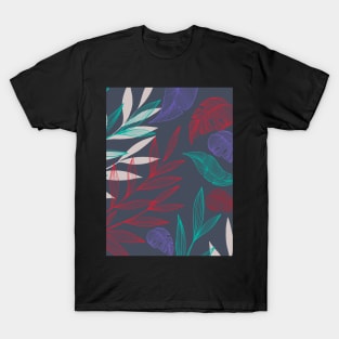 Pattern with tropical plants T-Shirt